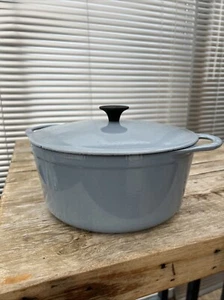 24 cm Auflaufformen Pfanne Deckel PASTELL blau Cousances Le Creuset Gusseisen - Bild 1 von 13