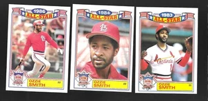Topps All Star Game Conmemorativo Ozzie Smith Lote 1983 1984 1986 COMO NUEVO - Imagen 1 de 1