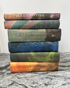 Harry Potter Book Set First American Editions Volumes 1,3-7 Hardcover Rare - Picture 1 of 15