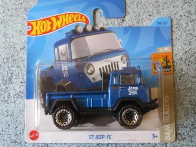 Hot Wheels H3M 218 1957 JEEP FC blue 2023 218/250 CaseM NEW Casting 2023 - Image 1 of 2