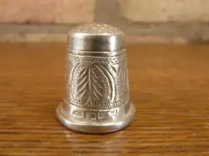 Ein schöner antiker Fingerhut gestempelt silber - Bild 1 von 1