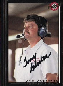 Tony Glover signed 1992 BLACK MAXX trading card #152 NASCAR Crew Chief  - Picture 1 of 1