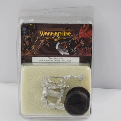 Vtg Warmachine: Protectorate of Menoth - Choir Acolytes Troops Metal Figures New - Image 1 of 4