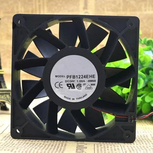 For Delta PFB1224EHE DC24V 1.08A 120*120*38mm Inverter Cooling fan 2-Wire - Afbeelding 1 van 2