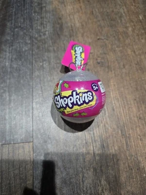 Shopkins 圣诞装饰品 Bauble 2015 独家 2 个商店金装饰美国全新 — 第 1/2 张图片