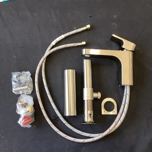 DXV Bathroom Vessel Faucet with Pop-Up Brushed Nickel D3510915C.144 - Picture 1 of 8