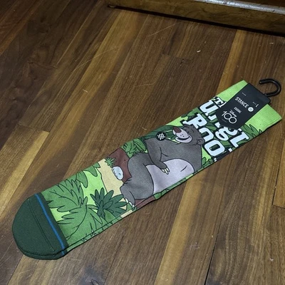Calcetines STANCE Disney 100 Jungle Book de Travis Crew para hombre talla grande 9-13 nuevos con etiquetas Foto 1 de 2