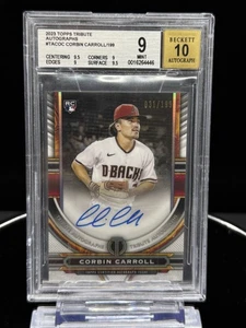 2023 Topps Tribute - Tribute Autographs Corbin Carroll #TA-COC /199 (READ) - Picture 1 of 5