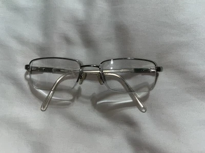 Versace Eyeglasses MOD.1066 1000 Clear Silver Rectangular 50-18-135 FRAMES ONLY - Image 1 of 4