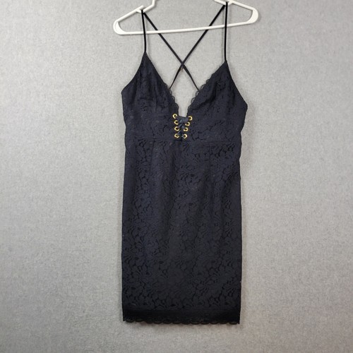 UNDERCOVER Victoria’s Secret abito nero pizzo overlay slip pigiama donna grande