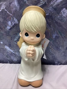 Precious Moments 1998 Praying Boy Angel 13" Statue #110 - Bild 1 von 7