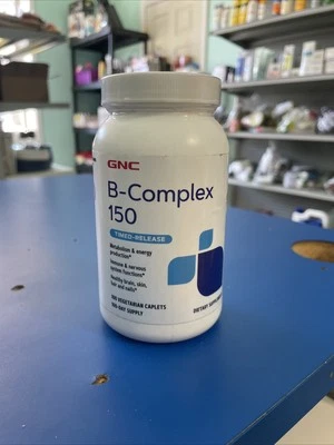 GNC B-Complex 150 versión programada 100 cápsulas vegetarianas, caducidad 25/11 Foto 1 de 4