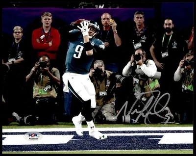 Foto firmada por Nick Foles 8x10 PSA/DNA Autenticada Eagles autografiada Foto 1 de 2