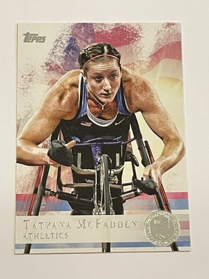 2012 Topps Equipe Olímpica dos EUA Prata #18 - Tatyana McFadden - Atletismo - Imagem 1 de 2
