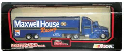 Carreras Campeones 1992 Sterling Marlin #22 Maxwell House Hauler 1/64 fundido a presión Foto 1 de 1