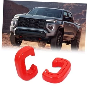 Rote vordere Abschlepphaken-Abdeckungen nur kompatibel mit Colorado Z71 ZR2 & GMC Canyon - Bild 1 von 8