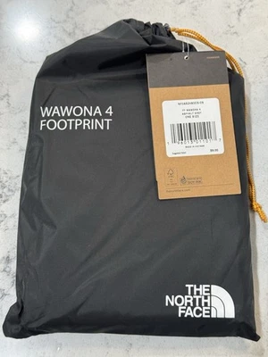 Tenda The North Face Wawona 4 persone impronta telo da terra impermeabile nuova con etichette - Immagine 1 di 2