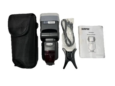 Sunpak - DF4000U External Flash Universal Camera Flash with Case & Accessories - Image 1 of 4