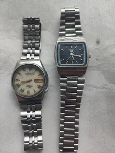 Lote de relojes automáticos vintage SEIKO 5 y Citizen - día-fecha laborable - Japón - Imagen 1 de 17