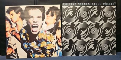 THE ROLLING STONES - Steel Wheels (US) 1989 VINYL RECORD LP - - Image 1 of 4