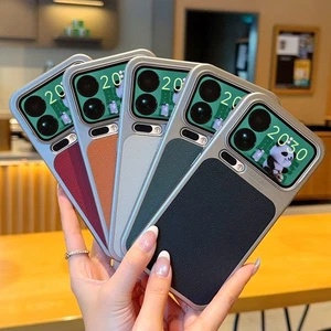 For XiaoMi 17 Pro Max, Luxury PU Leather Wireless Charging Cover Case - Picture 1 of 23