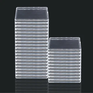 30PCS Clear Plastic Storage Box for 1 Oz Silver Bar, Troy Ounce Bar Holder Case - Picture 1 of 12