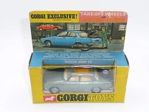 Corgi 275 Rover 2000 TC Golden Jacks Rare White Interior Boxed "original" - Picture 1 of 16