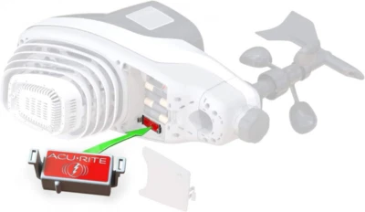 AcuRite Lightning Detector Atlas Weather Station, Red - Image 1 of 4
