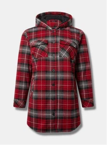 Torrid Cozy Double Knit Shacket Size 2X - Picture 1 of 12