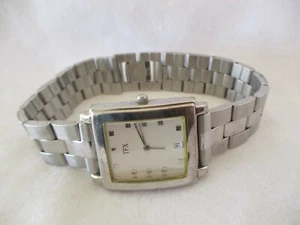 Orologio da polso TFX by Bulova Tono Argento Cinturino Acciaio Inox Faccia Rettangolare - Foto 1 di 12