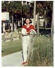 Color Photo P_1679 Pretty Woman Smiling By Tall Grass
