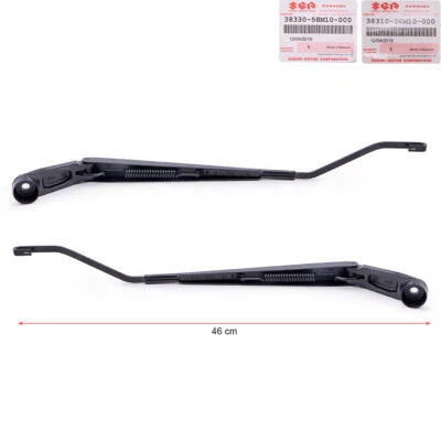 Pair Windshield Wiper Arm Metal Fits Suzuki Swift GA GLX RX SAI RX-II 2012 2017 - Image 1 of 4
