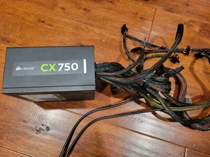Corsair CX750 750W 75-001447 Power Supply Part No. CP-9020015 (PARTS ONLY) - Photo 1/5