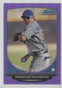 2013 Bowman Prospects Chrome Purple Refractor /199 Christian Villanueva #BCP38