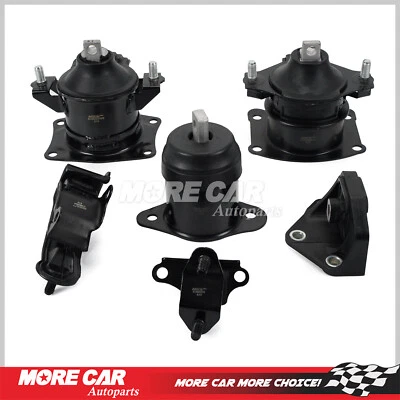 6pcs Engine Motor & Transmission Mount for 2003 2004 2005 2006 2007 Honda Accord - Image 1 of 4