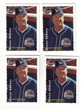 1999 Grandstand Midland Rockhounds Glenn Abbott 4 Card Lot