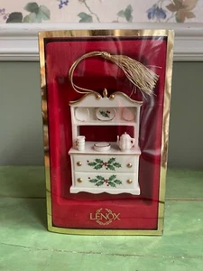 Lenox Holiday Home Hutch Christmas Ornament in Original Box - Picture 1 of 6