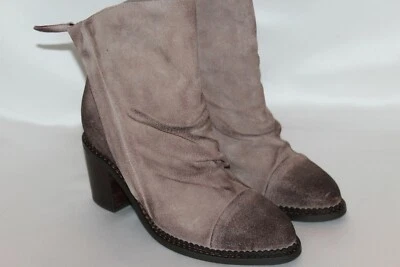 NEW! SBICCA Tan Ruched Suede MILLIE Zip Ankle Boots Sz 7.5 10 $135 - Image 1 of 4