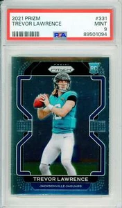 Panini Prizm 2021 Trevor Lawrence RC #331 PSA 9 Jaguars como nuevo - Imagen 1 de 2