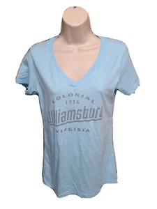 Williamsburg Volonial Virginia 1776 Womens Large Blue TShirt - Picture 1 of 7