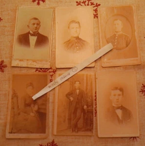 6 echte Foto ca 1910 ? Frau Mann Menschen Kleidung antik - Picture 1 of 1