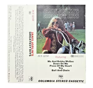 Janis Joplin Greatest Hits Cassette Tape CBS Records Bobby McGee, Try 1973 READ* - Picture 1 of 8