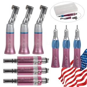 Manipolo Dental NSK Style bassa velocità contro angolo motore aria dritta 4 fori rosa - Foto 1 di 40