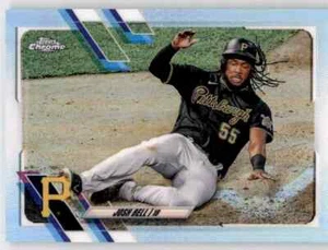 2021 Topps Chrome Silver Refractor Josh Bell Parallel Foil Holo Insert Pirates - Picture 1 of 2
