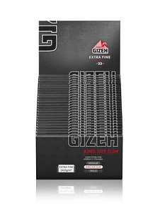 1 Box (50x) Gizeh Extra Fine King Size Slim 50er Box Blättchen Magnetverschluss - Picture 1 of 1