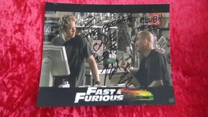 FAST & FURIOUS 8X10 COLOR PHOTO - PAUL WALKER - Picture 1 of 2