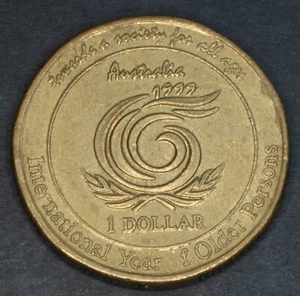 1999 Australia Dollar KM# 405 - International Year of Older People - Picture 1 of 2