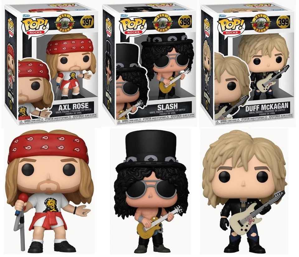 FUNKO POP Rocks Series:  Guns n' Roses VINYL POP FIGURES CHOOSE YOURS! - Immagine 1 di 1