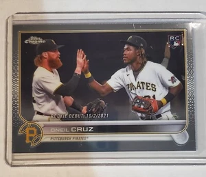 2022 Topps Chrome Update Oneil Cruz RC #USC74  - Picture 1 of 2