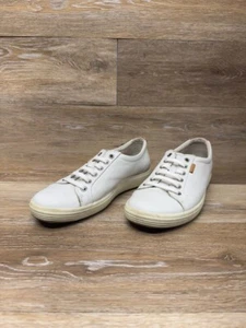 Ecco Soft 7 White Leather Sneakers Women's Size EU 40 - Picture 1 of 8